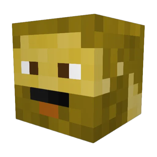 Cyberimpulse1 Minecraft avatar head, 3D render