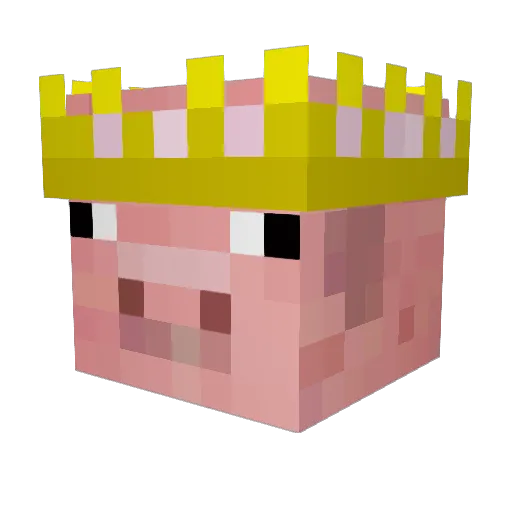 Cyberknife25 Minecraft avatar head, 3D render