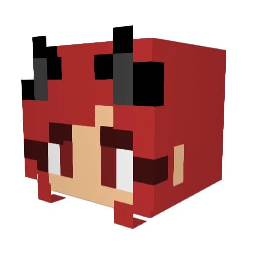 CyberneticSloth Minecraft avatar head, 3D render