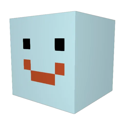 Cyberpony17 Minecraft avatar head, 3D render
