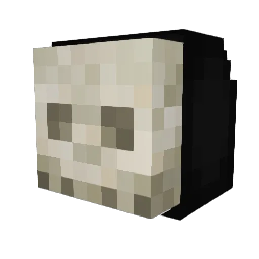 CyberrReaper Minecraft avatar head, 3D render