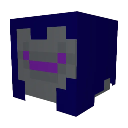 CybersaurusRex Minecraft avatar head, 3D render