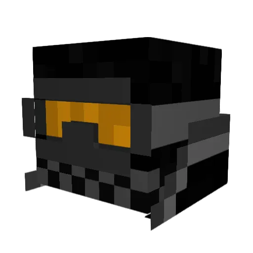 Cyberspace87 Minecraft avatar head, 3D render
