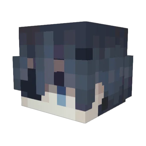 Cybersys Minecraft avatar head, 3D render