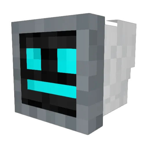 Cyberuno100 Minecraft avatar head, 3D render