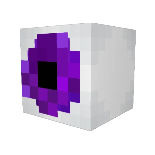 Cybiota Minecraft avatar head, 3D render