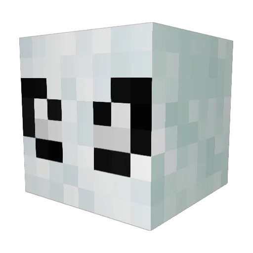 Cyborg7878 Minecraft avatar head, 3D render