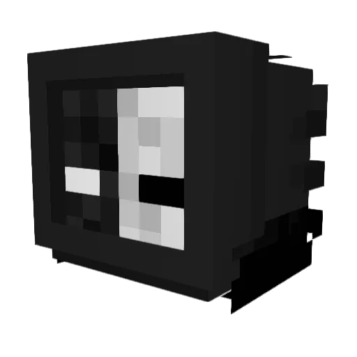CyborgDoMC Minecraft avatar head, 3D render
