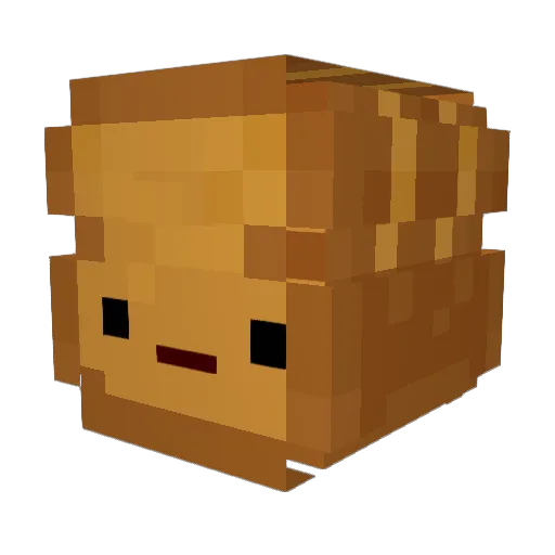 CyborgKit Minecraft avatar head, 3D render