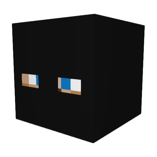 CyborgSyver Minecraft avatar head, 3D render