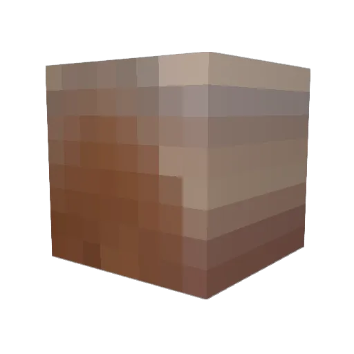 Cybun Minecraft avatar head, 3D render