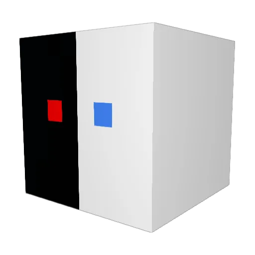 Cybure Minecraft avatar head, 3D render