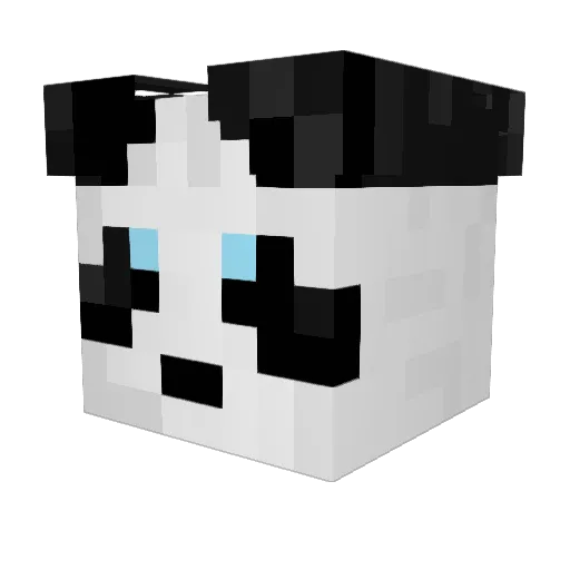 Cycelt Minecraft avatar head, 3D render