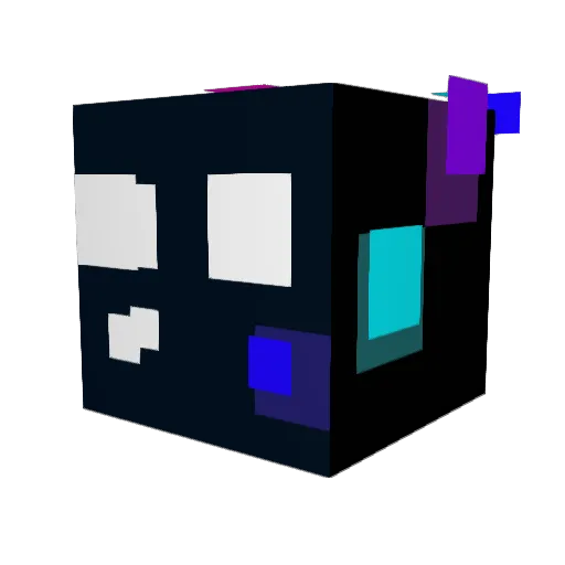 Cyclac Minecraft avatar head, 3D render