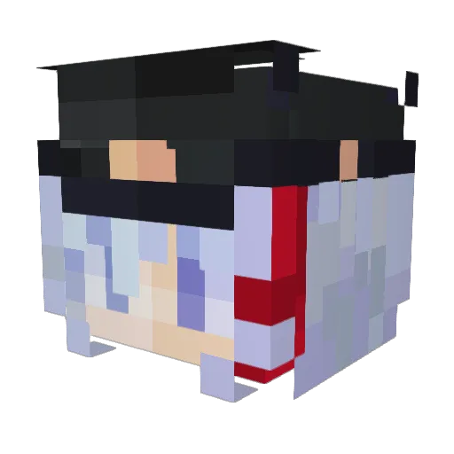 Cyclic47 Minecraft avatar head, 3D render