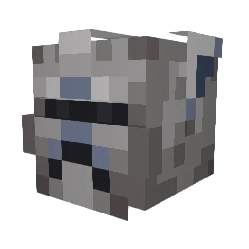 Cyclone0011 Minecraft avatar head, 3D render