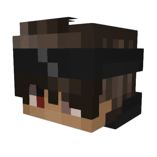Cyclone1259 Minecraft avatar head, 3D render