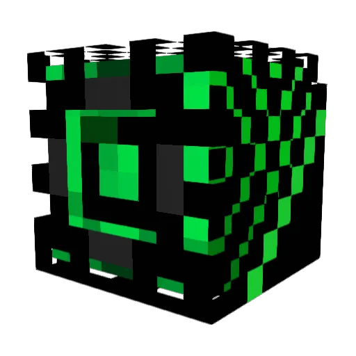Cyclone2102 Minecraft avatar head, 3D render