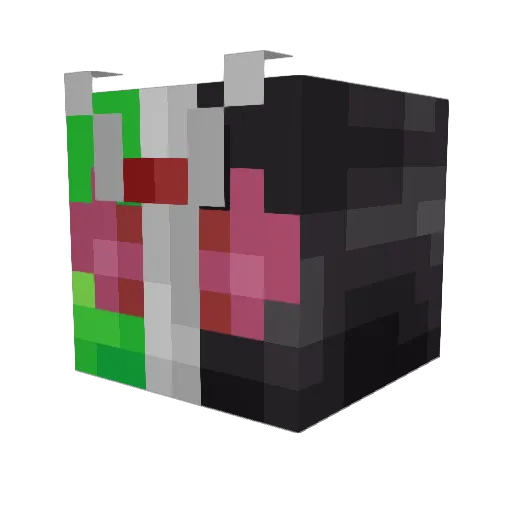 CycloneWJoker Minecraft avatar head, 3D render
