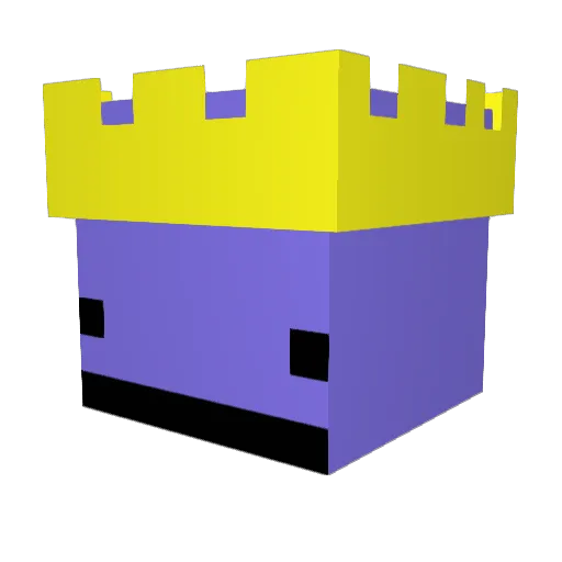 Cycloners Minecraft avatar head, 3D render