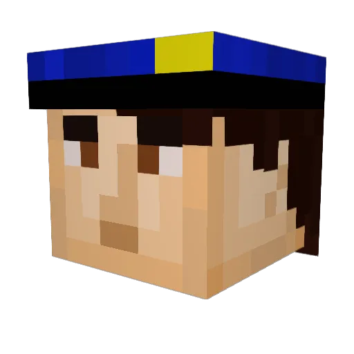 CyclonicVermin Minecraft avatar head, 3D render