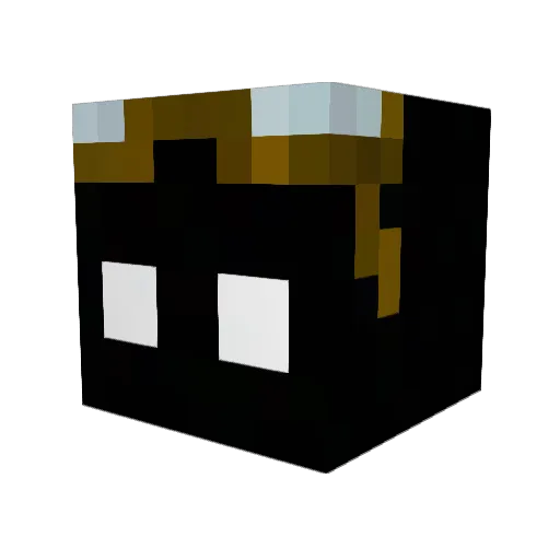 CycloniumGame Minecraft avatar head, 3D render