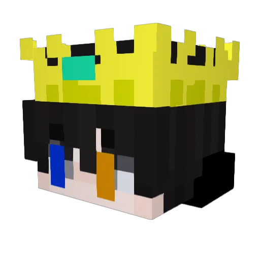 CycoXD Minecraft avatar head, 3D render