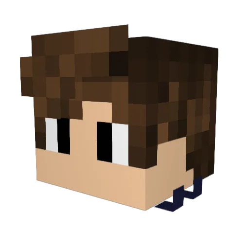 Cycy999 Minecraft avatar head, 3D render