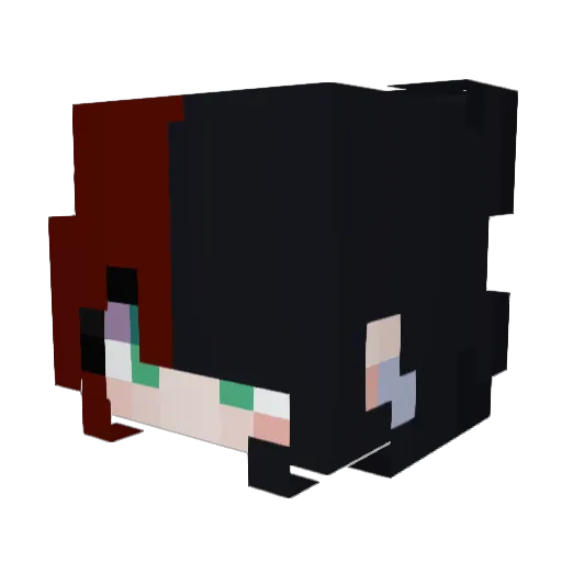 Cydeny Minecraft avatar head, 3D render