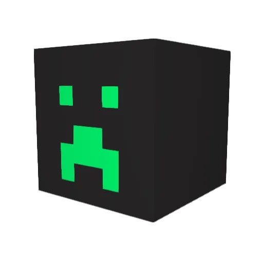 Cyex_BF Minecraft avatar head, 3D render