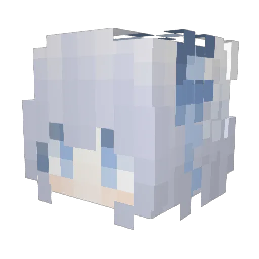 Cygnus8114 Minecraft avatar head, 3D render