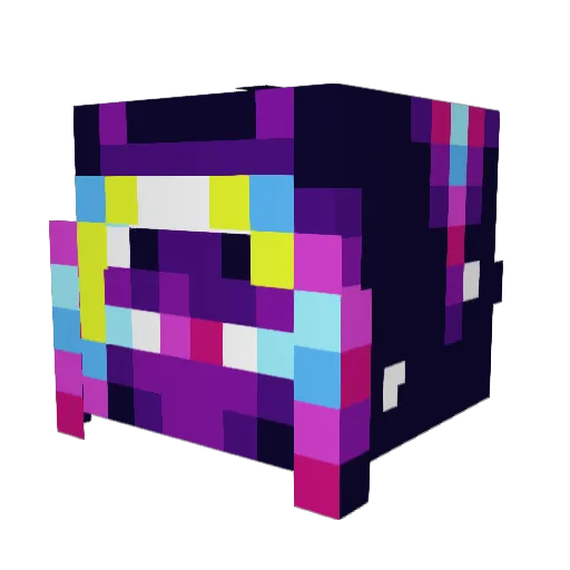 Cykis_ Minecraft avatar head, 3D render