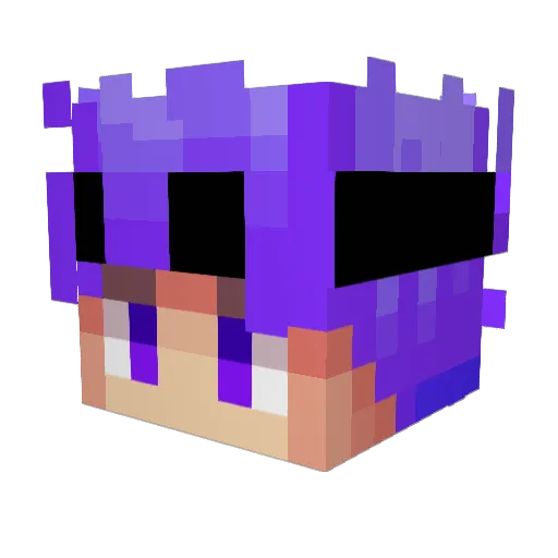 CyligJr Minecraft avatar head, 3D render