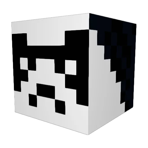 CylindarMoose Minecraft avatar head, 3D render