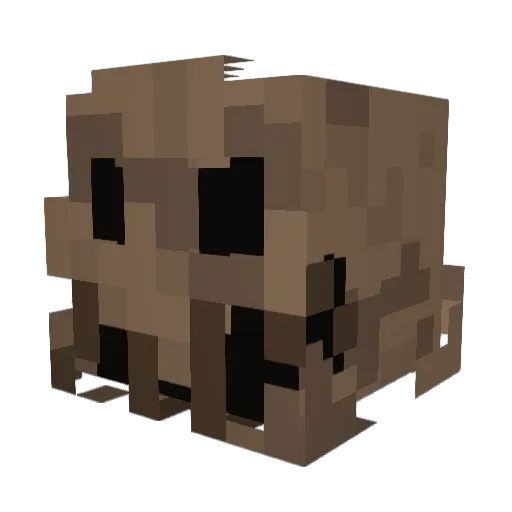 Cymene Minecraft avatar head, 3D render