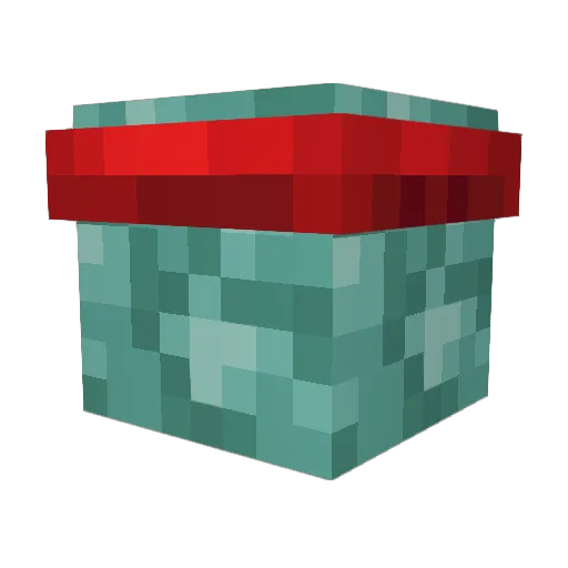 Cymock Minecraft avatar head, 3D render