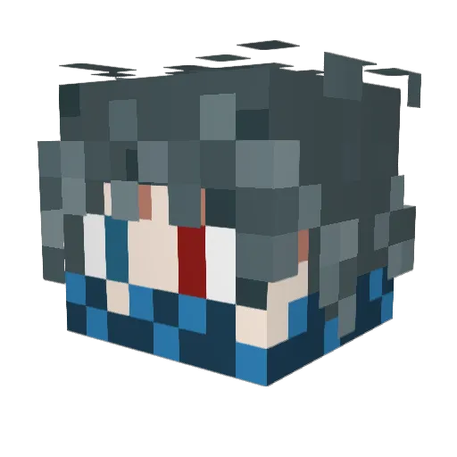 CymphonyX Minecraft avatar head, 3D render