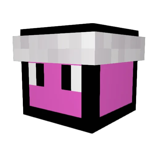 Cympul Minecraft avatar head, 3D render