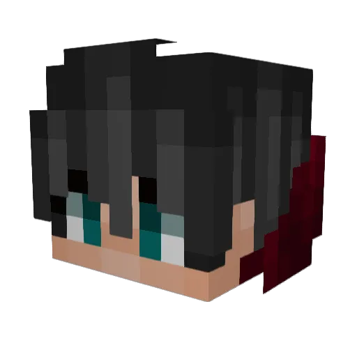CynTV Minecraft avatar head, 3D render