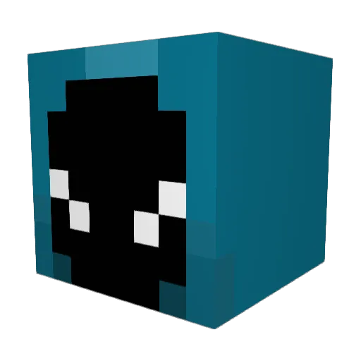 Cyndr4 Minecraft avatar head, 3D render