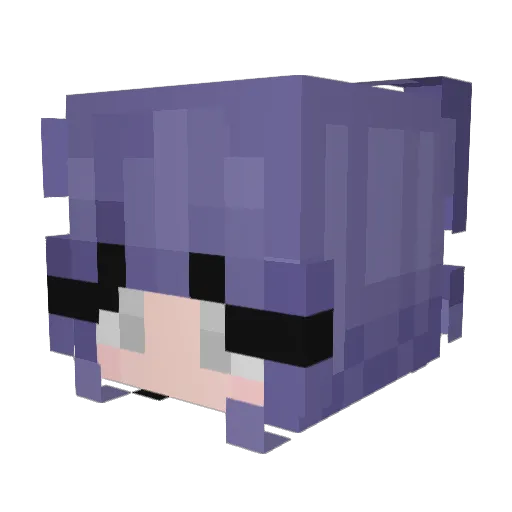 Cyng Minecraft avatar head, 3D render