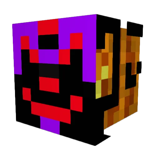 Cynical6 Minecraft avatar head, 3D render