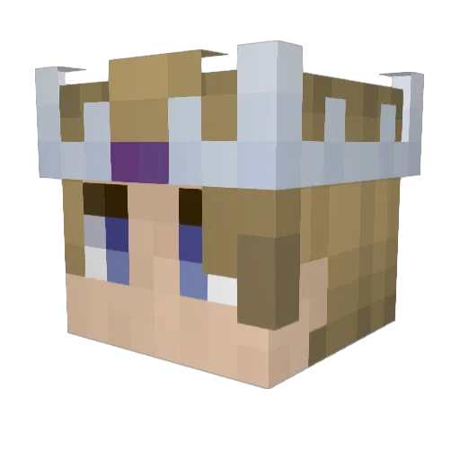 CynicalCricket Minecraft avatar head, 3D render