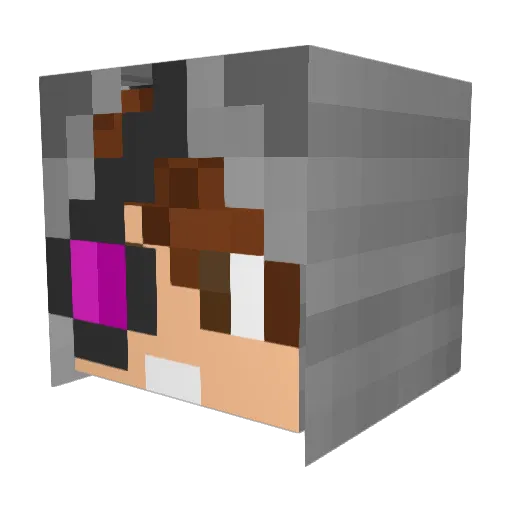CynicalCrumpet Minecraft avatar head, 3D render