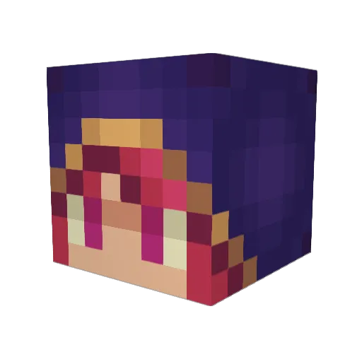 CynicalShpep Minecraft avatar head, 3D render