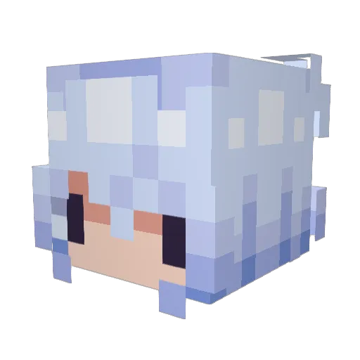 CynicalSilent Minecraft avatar head, 3D render