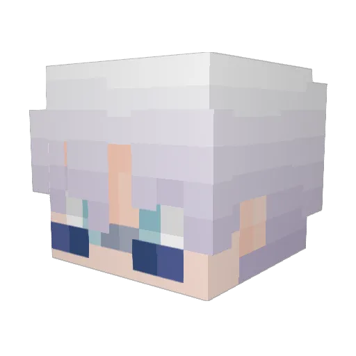 Cynical_Lacky Minecraft avatar head, 3D render