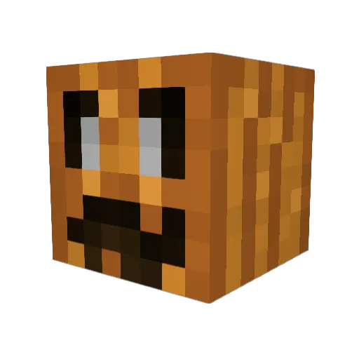 Cynimal Minecraft avatar head, 3D render