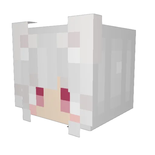 Cynnabonz Minecraft avatar head, 3D render