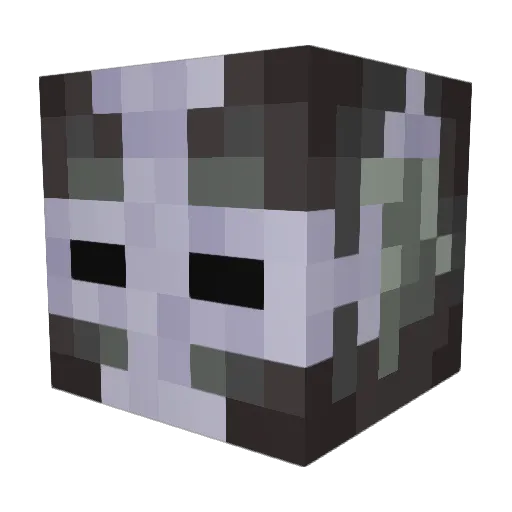 Cynras Minecraft avatar head, 3D render